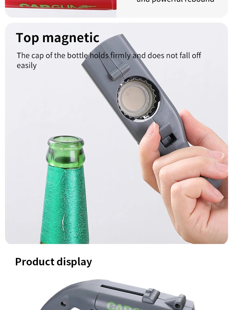 Bottle Opener Launch Spring Cap Portable Drink Bottle Opener Kitchen Party Supplies Bar Drinking Tools Kitchen Accessories