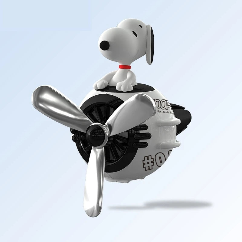 New Cartoon Creative Snoopys Car Aromatherapy Decoration Cute Car Perfume Accessories Air Outlet Cartoon Aromatherapys Gadgets