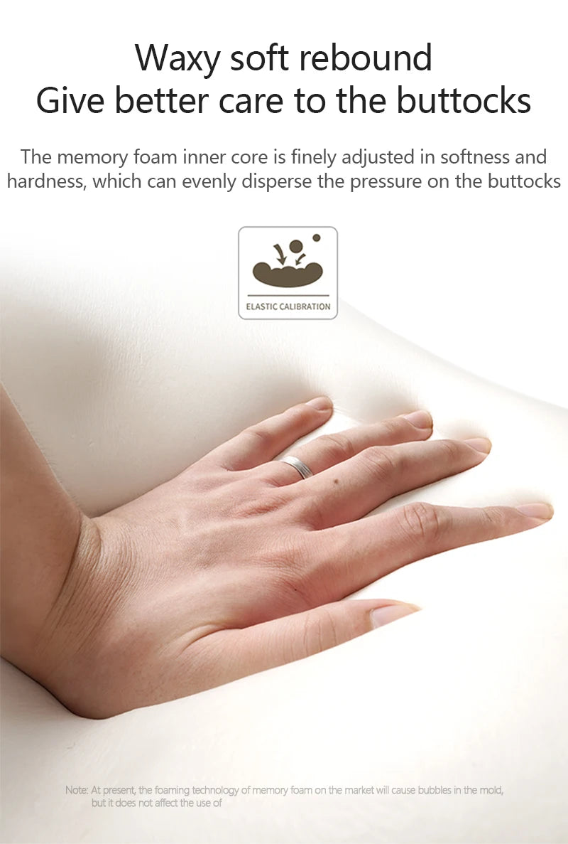 Car Booster Seat Cushion Memory Foam Height Car Cushion Seat Protector Cover  Pad Mats Adult Car Seat Booster Cushions