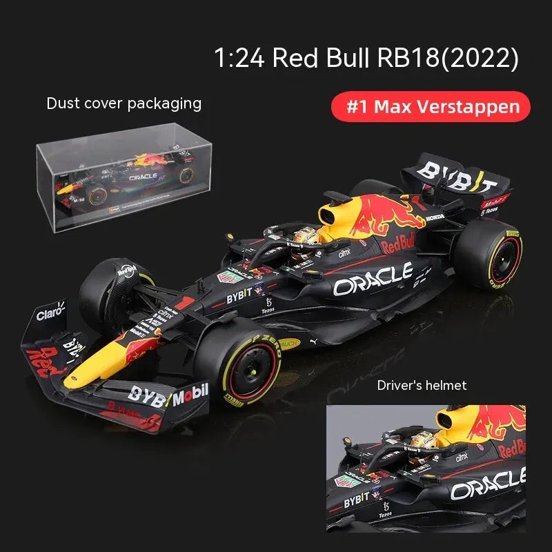 1/24 New F1 RB18#11Perez Racing Compatible with Red Bull 1:24 Static Alloy Car Collectible Gift Die Cast Model