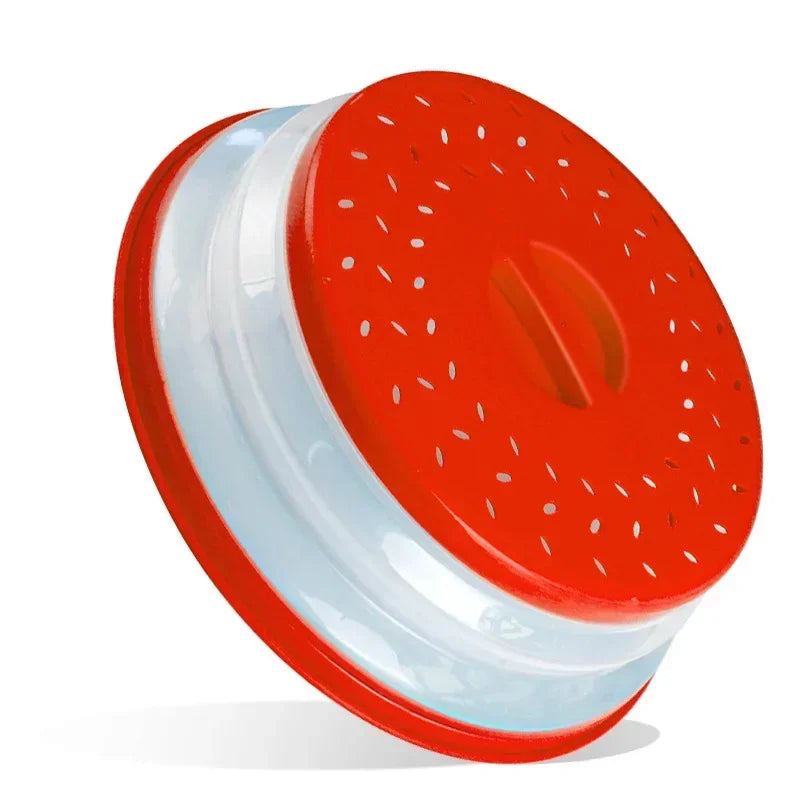 Kitchen Tools Microwave Splatter Cover Heating Folding Cover Fresh-keeping Cover Oil-proof Splash-proof Cover Cooking Lid