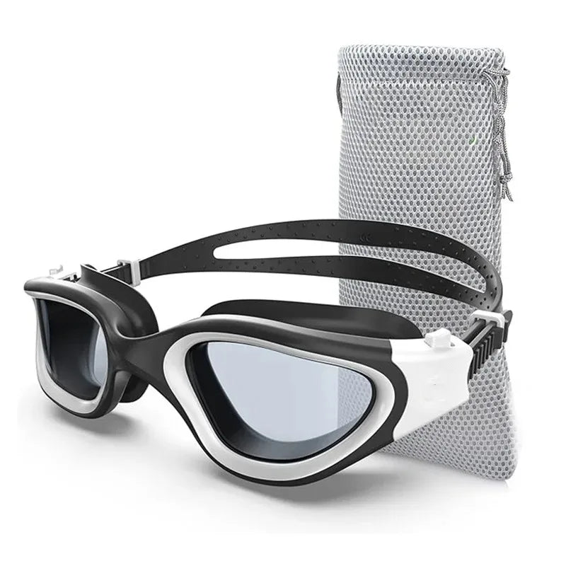 Anti-fog UV Protective Lenses for Men and Women Waterproof and Adjustable Silicone Swimming Glasses Polarized Swimming Glasses
