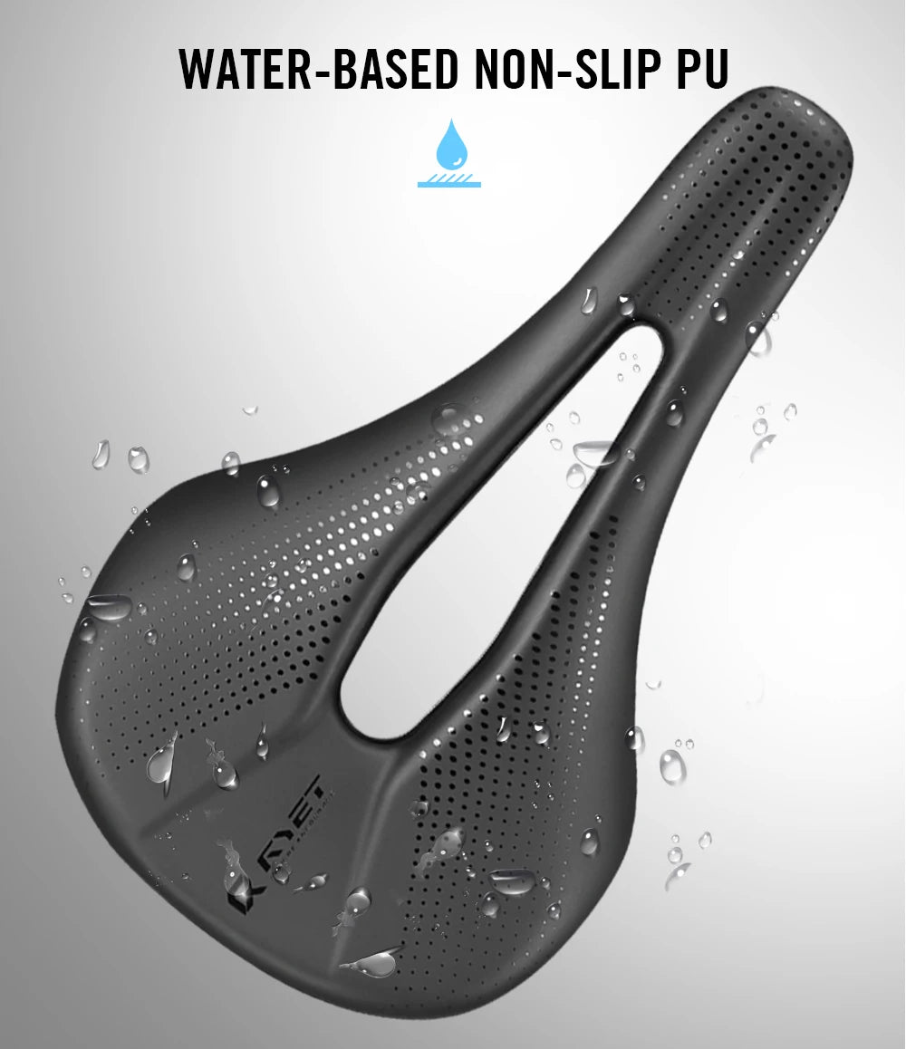 RYET 3D Printed Bike Carbon Saddle 140mm 143mm Super Light Road MTB Racing 3D/EVA  Saddles Bicycle Cushion Cycling Seating Part
