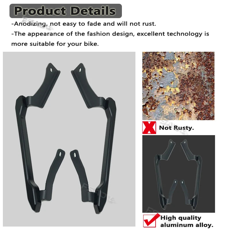 2023 Motorcycle Rear Grab Bars Rear Seat Pillion Passenger Grab Rail Handle Fit For YAMAHA MT09 MT-09 MT 09 FZ09 FZ-09 2021 2022