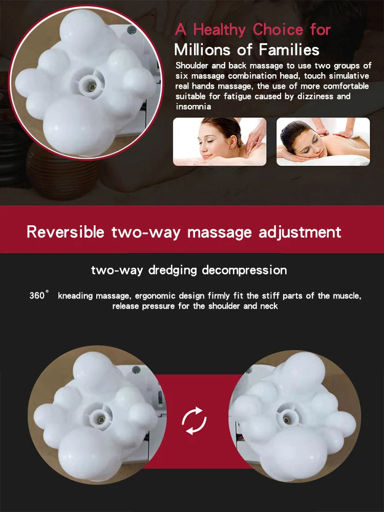 Kneading Shawl Neck Vehicle Home Massager Neck Shoulder Waist Whole Body Kneading And Kneading Massage Shawl Massage Chair Home