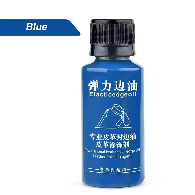 30ml Stretch Matte Elastic Edge Sealing Oil Leather Dye Coloring Coats Edges Repair Wrap Liquid DIY Leather Craft Paint Pigment
