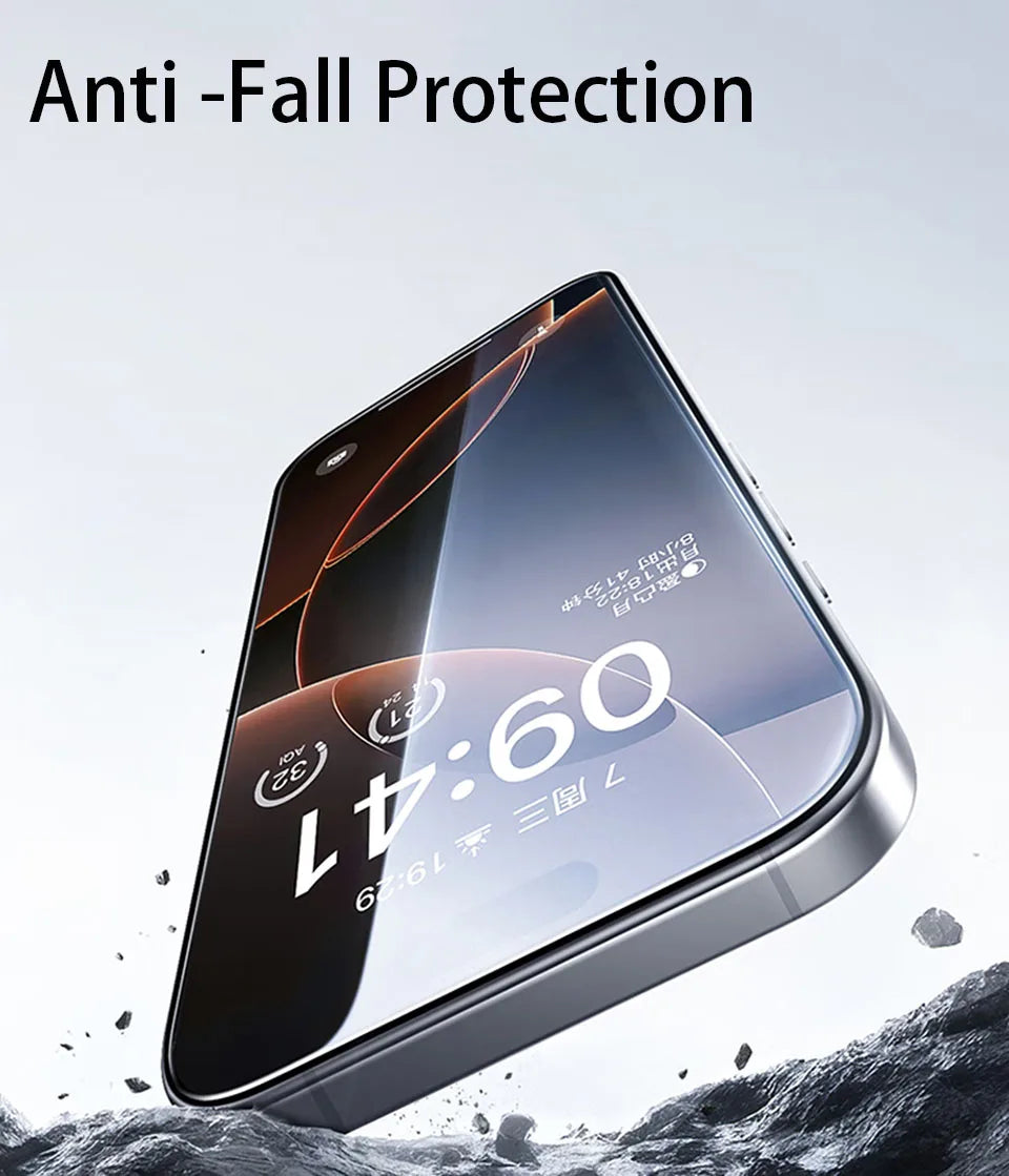 4Pcs Full Cover Tempered Glass For iPhone 16 15 14 13 12 11 Pro Max Mini Screen Protector For iPhone 7 8 Plus X XS Max XR Glass