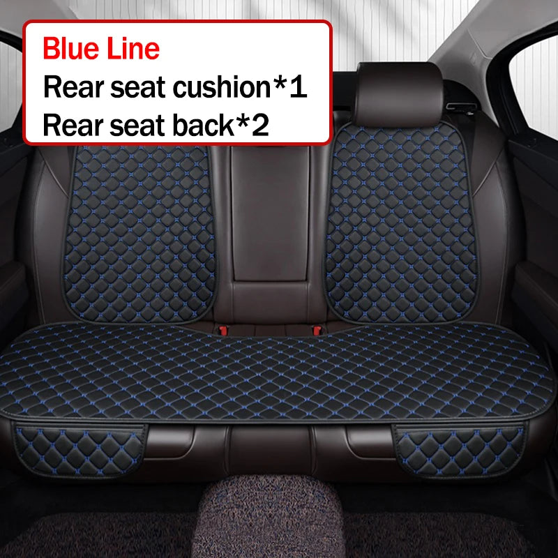 Kcimo Universal Pu Leather Car Seat Cover Seat Back Soft Cushion Minimalism Seat Cushion Chair Carpet Pad Auto Accessories