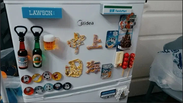 Coffee Shop Magnetic Fridge Stickers Creative Convenience Store Light Signs Home Decorative Ornaments 711 Luminous Light Boxes