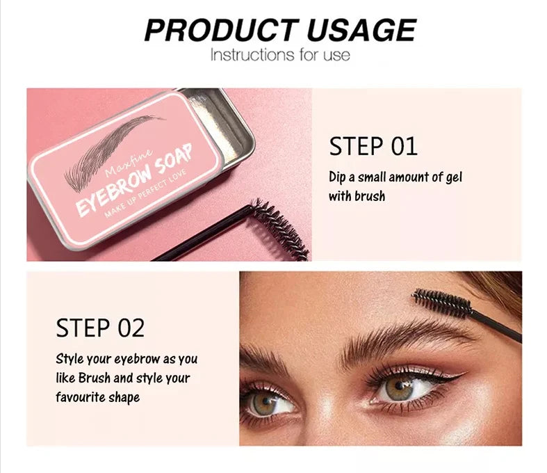 Transparent waterproof mascara lasting portable shape without smudging.