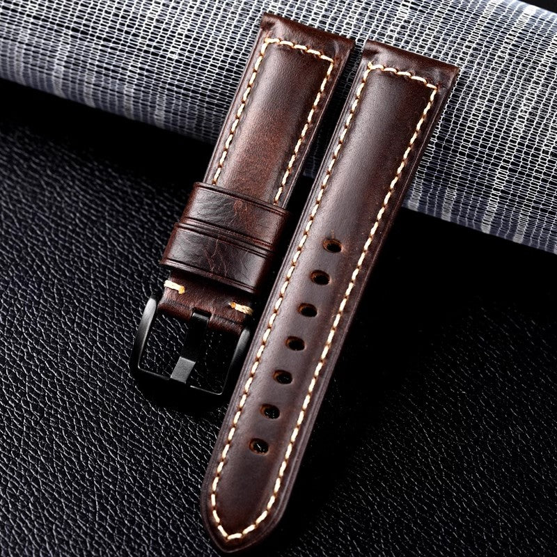 High Quality Genuine Leather Watch Strap 20mm 22mm 24mm Watchband Quick Release Men Women Watch Band for Huawei Watch GT 4 46mm