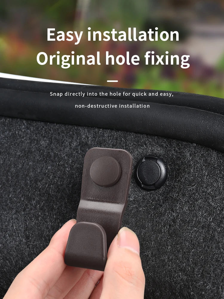 For BMW F20 F30 F36 G20 G30 G32 F10 G01 G02 G05 X1X2X3X4X5X6 Car Rear Trunk Storage Hooks Auto Boot Hook Organizer Accessories