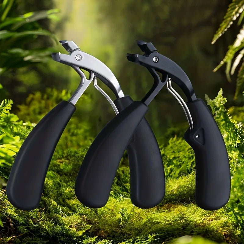 New Curved large opening nail clippers, efficient and durable toenail clippers thick and ingrown nails, durable pedicure tools