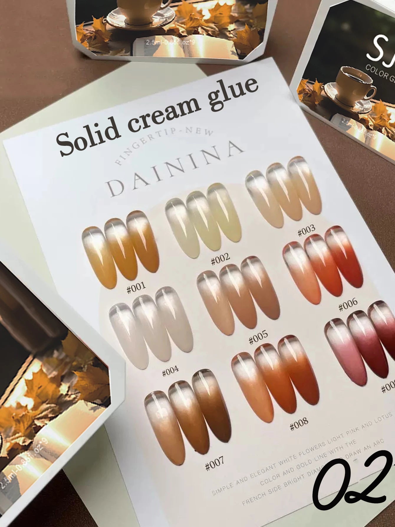 5/9 Colors Solid Nail Polish Palette Peelable UV/LED Polish Lacquer Salon Gel Nail Art Varnish Thanksgiving Gifts