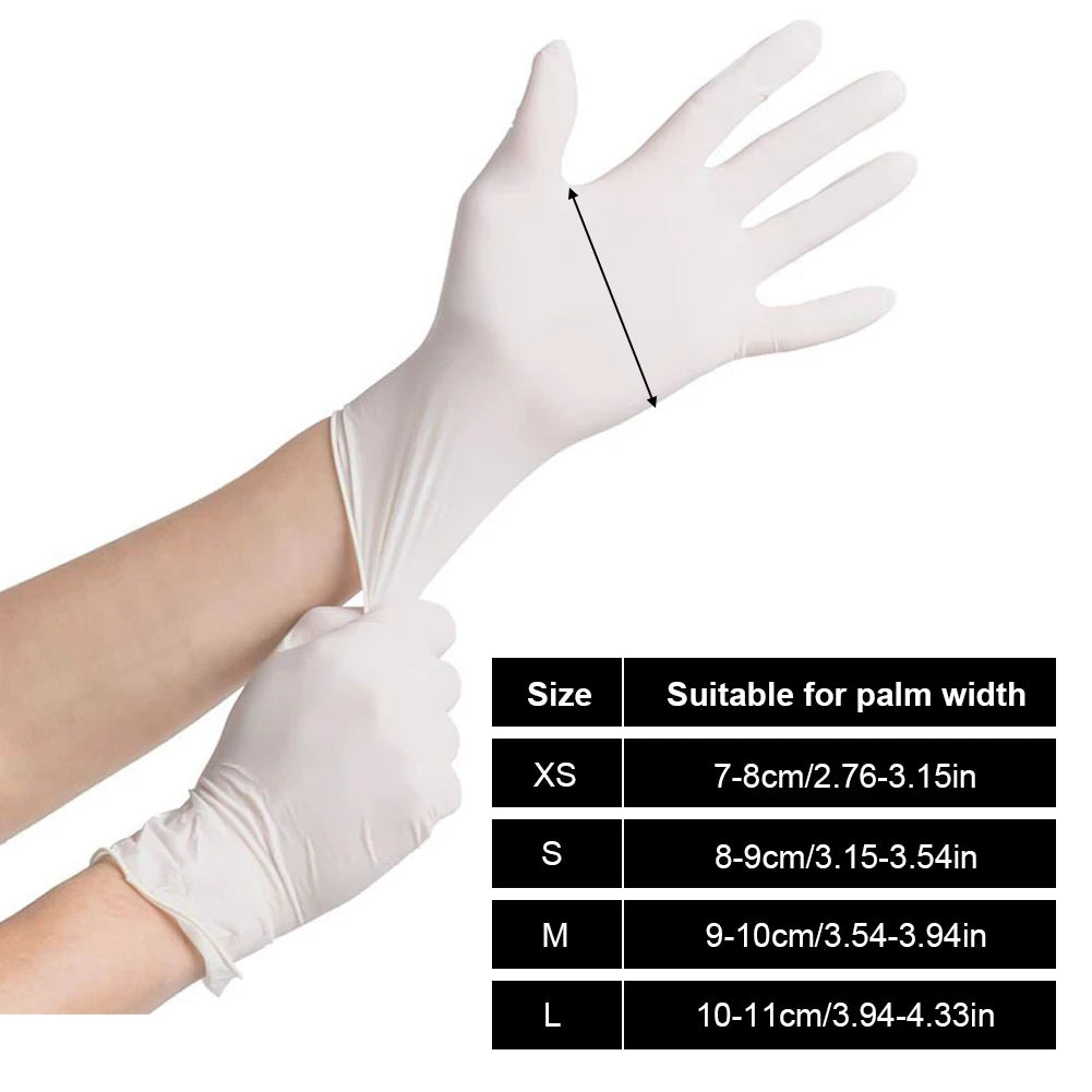 50/20PCS Multifunctional Waterproof, Anti-static, Durable Disposable Nitrile Gloves Suitable for Cooking Food Preparation Tools