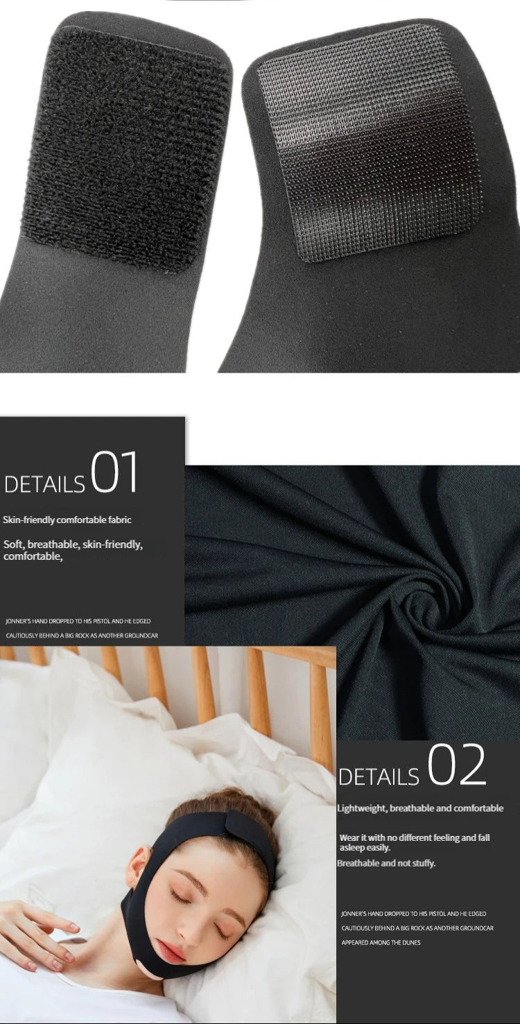 Mouth Breathing Corrective Belt Anti Snoring Drag Chin Strap Support Strap To Prevent Dislocation Of The Jaw