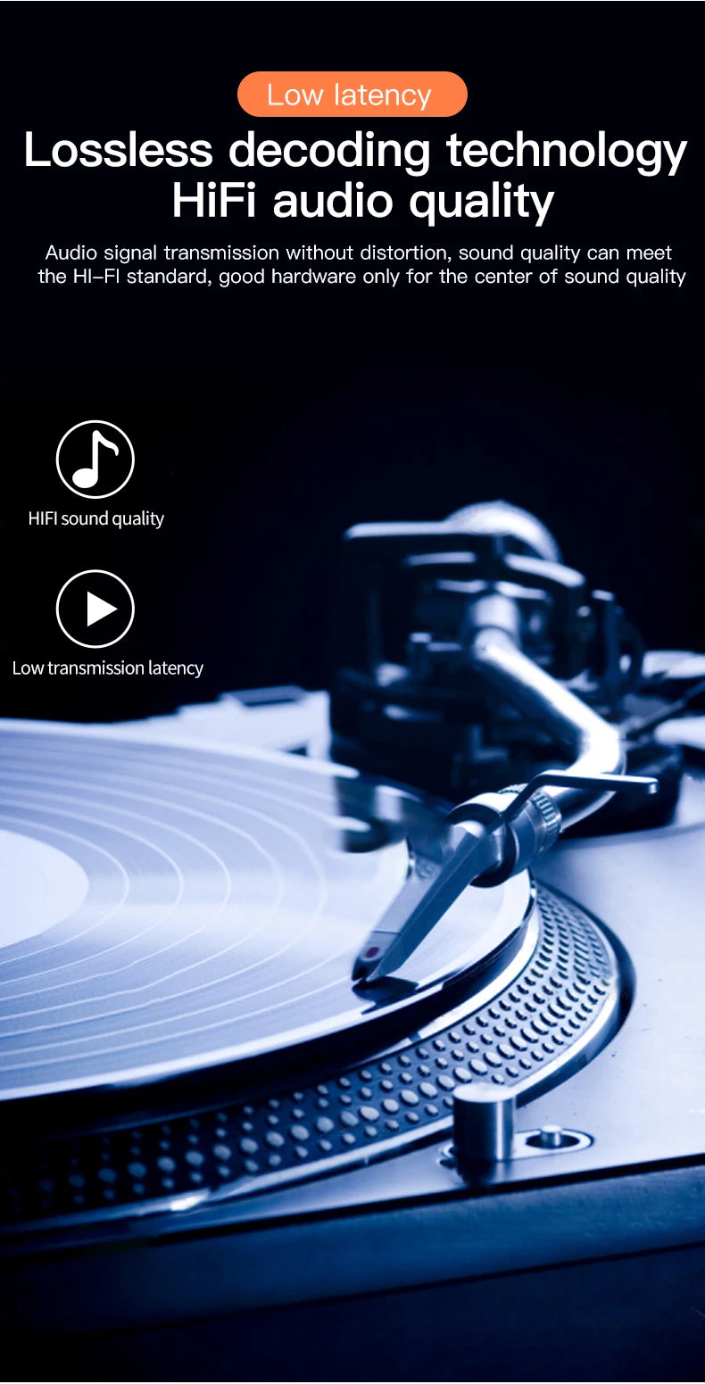 Bluetooth 5.3 Transmitter Receiver Stereo Low Latency AUX 3.5mm Optical Wireless Music Audio Adapter Remote Control For TV PC