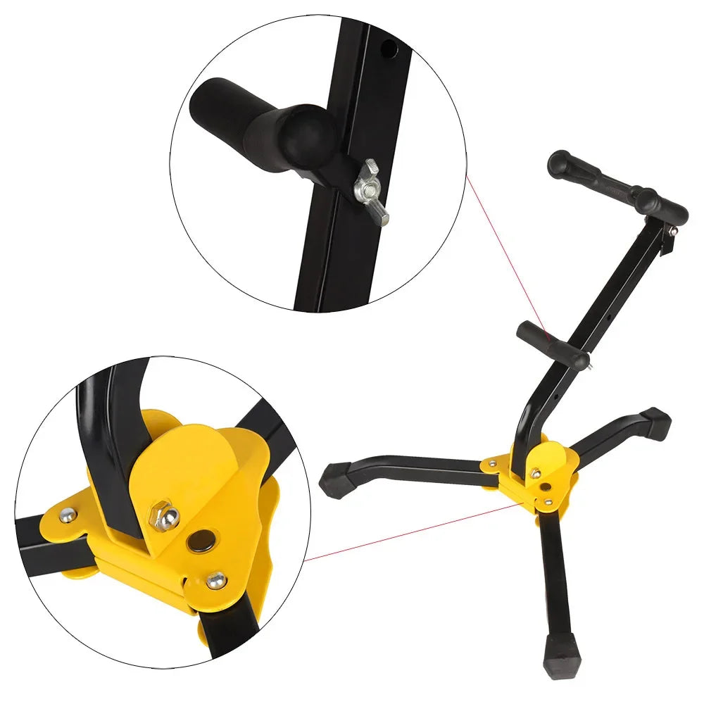 Alto Saxophone Stand Foldable Woodwind Instrument Accessories Tripod Holder Portable Metal Floor Bracket Alto Saxophone Parts