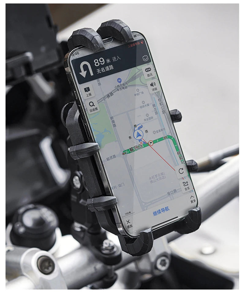Motorcycle Wireless Charging Phone Holder Cradle 3.0 Quick Charger GPS Moto Support Cellphone Handlebar Mount for 4-7 inch Phone