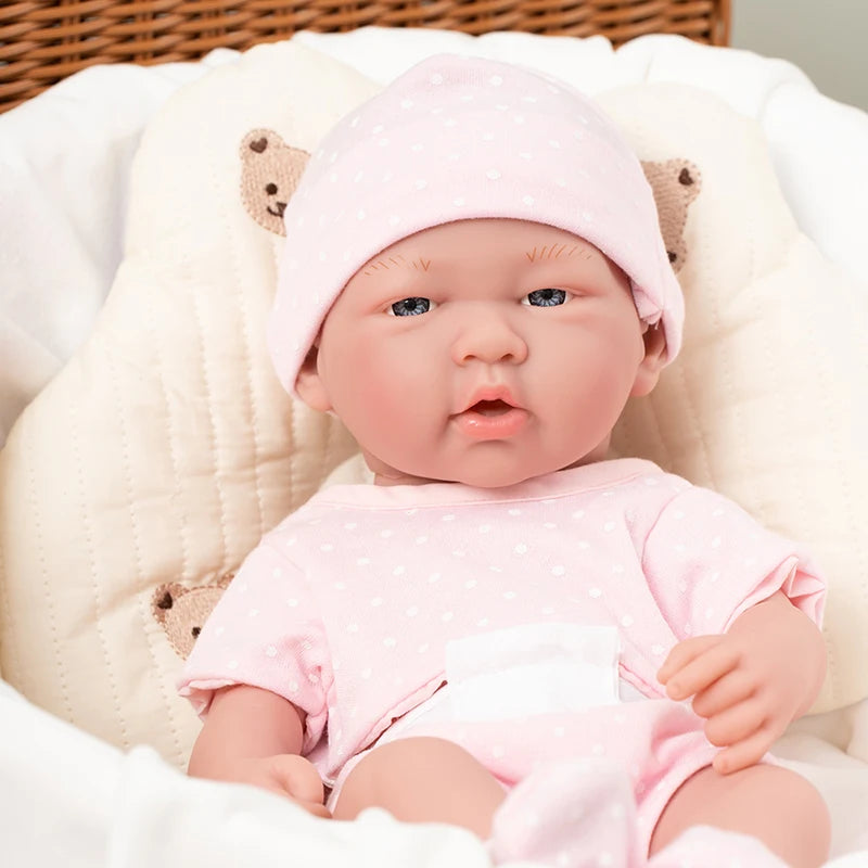 35CM 14inch Baby Dolls Cute Soft Silicone Baby Reborn Baby Doll Toys For Children Girls Gifts Lifelike Full Body Girl Dolls