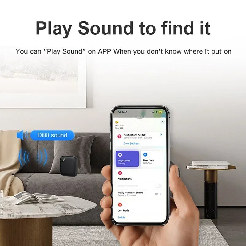 Mini Smart GPS Tracker Tracking Device Find My Locator Anti Lost for iPhone IOS Key Wallet Pet Luggage Car MIF Bluetooth Finder