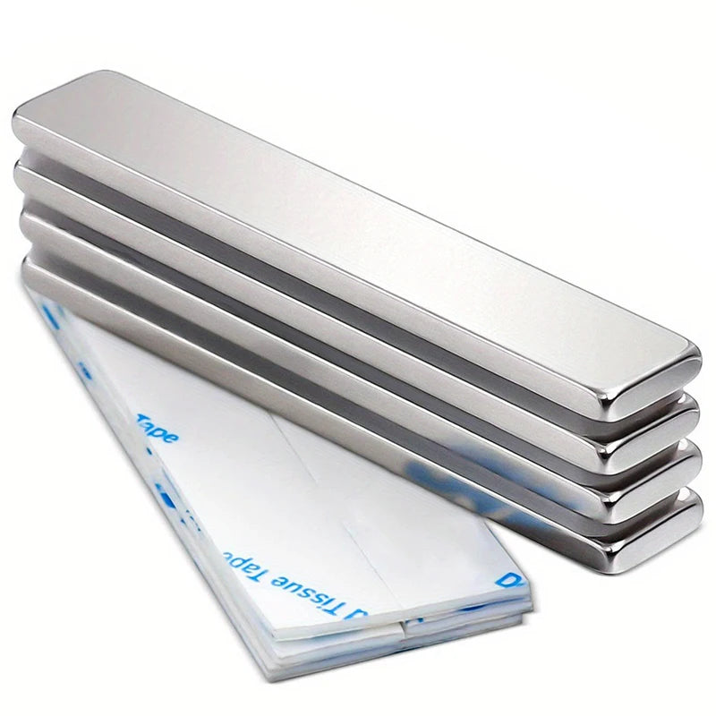 60X10X3mm Powerful Rare Earth Neodymium with Double,Sided Adhesive For Suitable for DIY Projects & Crafts