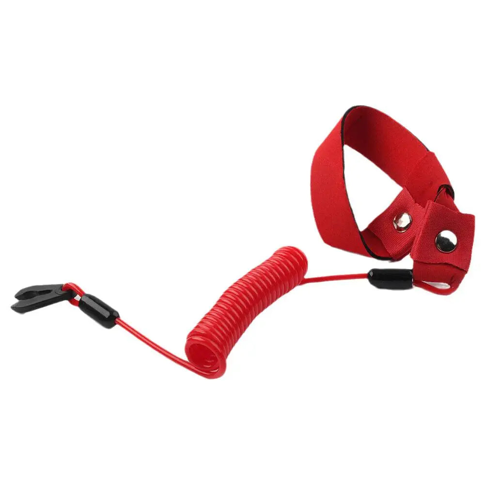 Motorboat Engine Emergency Stop Band Cord Rope Stop Kill Key Floating Safety Wrist Lanyard For Yamaha Jet Ski Wave Runner
