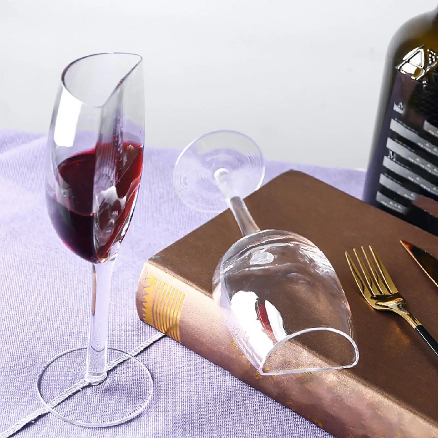 Half-Rice Wine Glass 140ml Flexible Long Stemmed Red Wine Cups Crystal Champagne Glass For Friends Enthusiasts Family