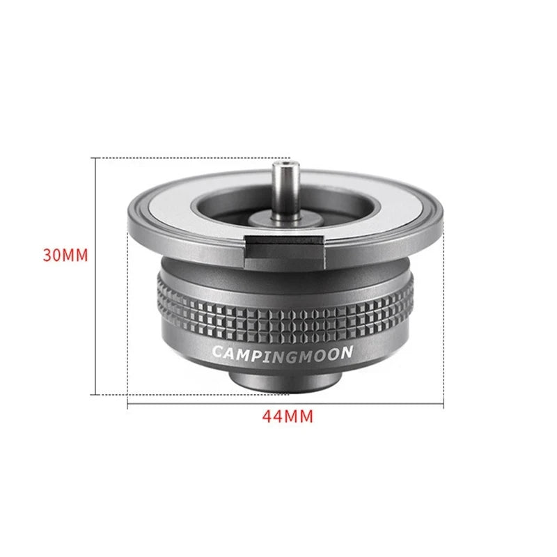 CAMPINGMOON 3 in 1 Butane Adapter Extension Hose Split Furnace Adapter Gasagnetic Suction Head Connector for Camping CAMPINGMOON