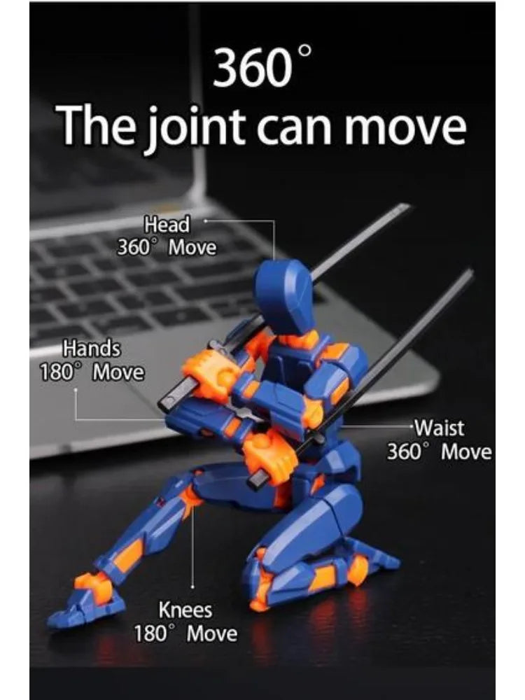 20PCS Lucky 13 Joints Movable 3d Printable Multi-jointed Dolls Toys Decompression Artifacts Hand-do Robots