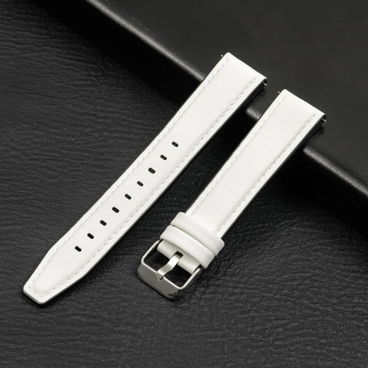 22mm 20mm Leather Strap For HUAWEI WATCH GT 4 46mm 4Pro GT3/2 Pro 42mm Soft Band For Samsung Galaxy Watch 7/6/5/4 40mm Wristband