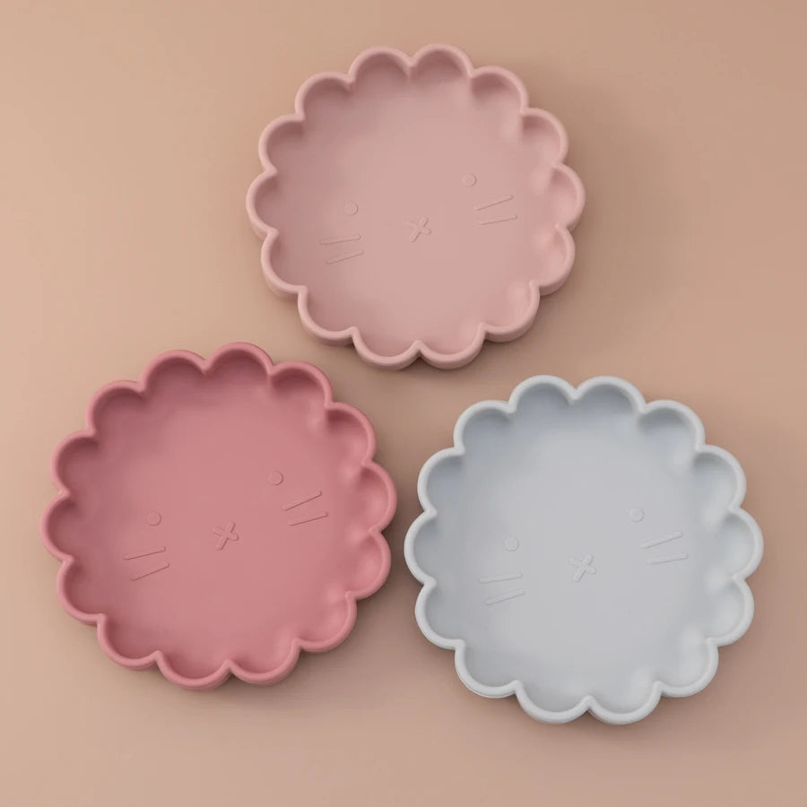 Mamaplan Silicone Baby Feeding Plate Kids Dining Plate Cartoon Dishes Waterproof Washable Toddler Feed Suction Plate Baby Stuff