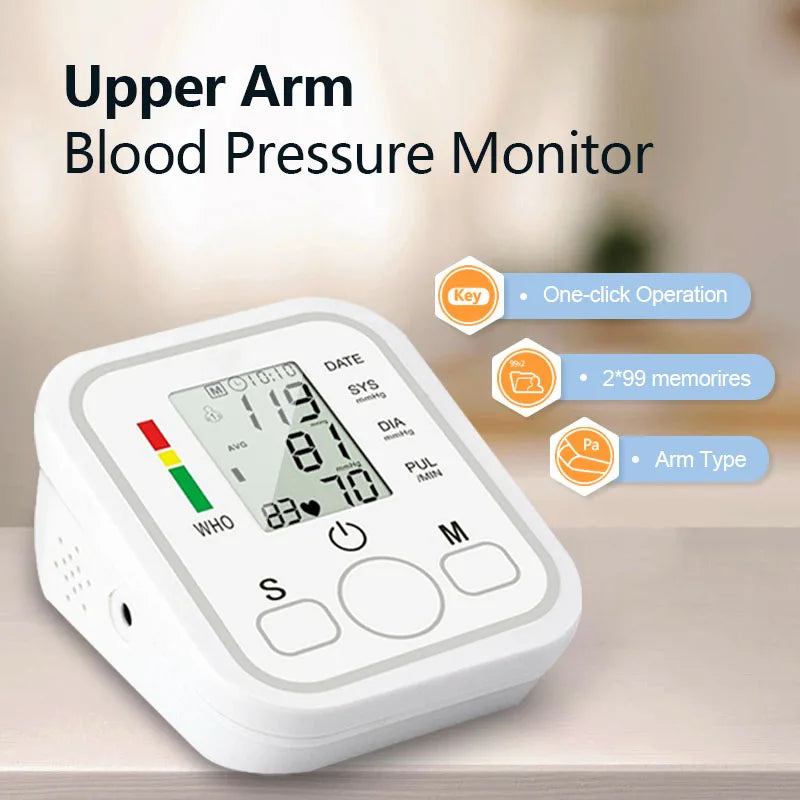 Three-in-one 2 Direction Display Pulse Oximeter 3 Colors Backlight Infrared Thermometer Automatic Blood Pressure Monitor