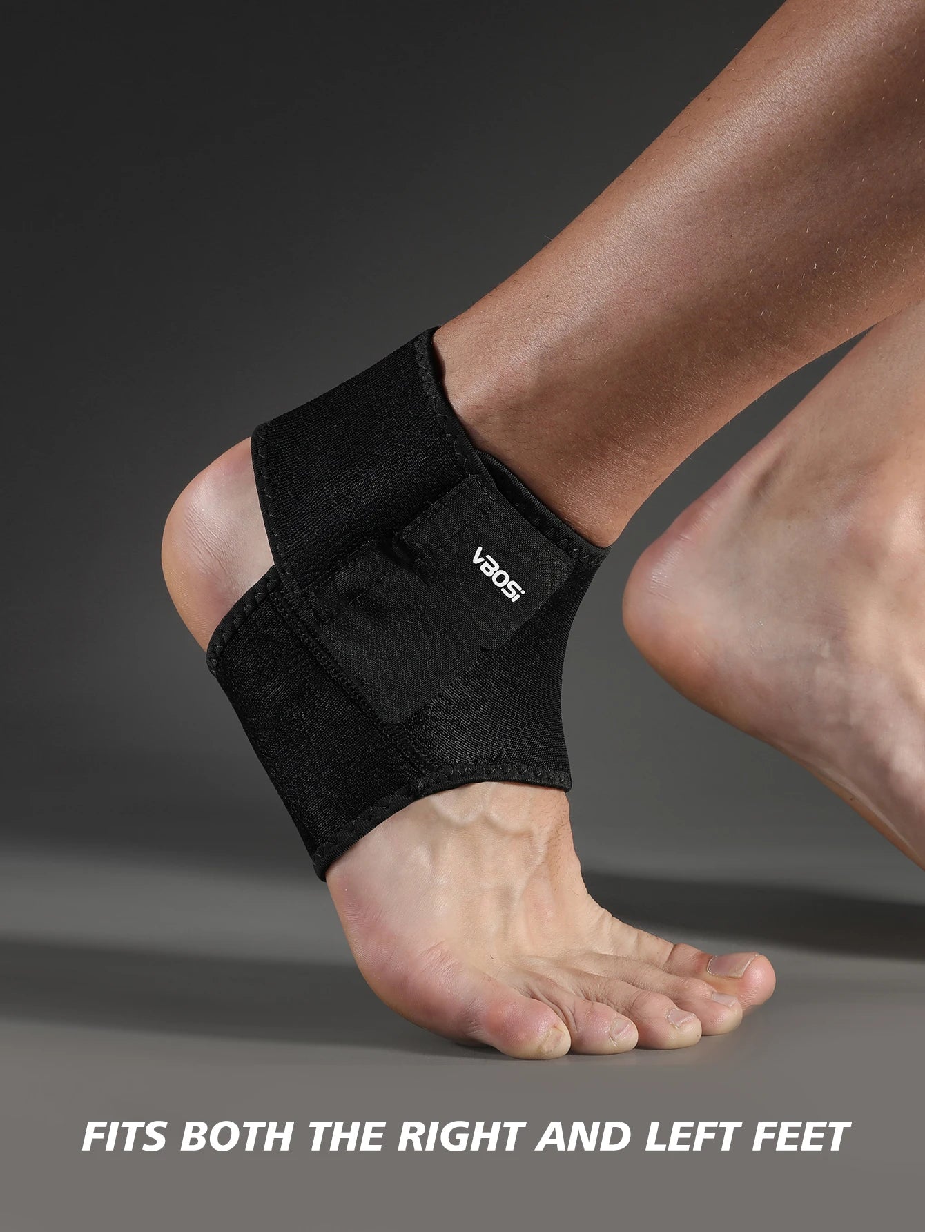 1 Piece Comfortable Compression Adjustable Ankle Support Sleeve for Sports and Daily Use