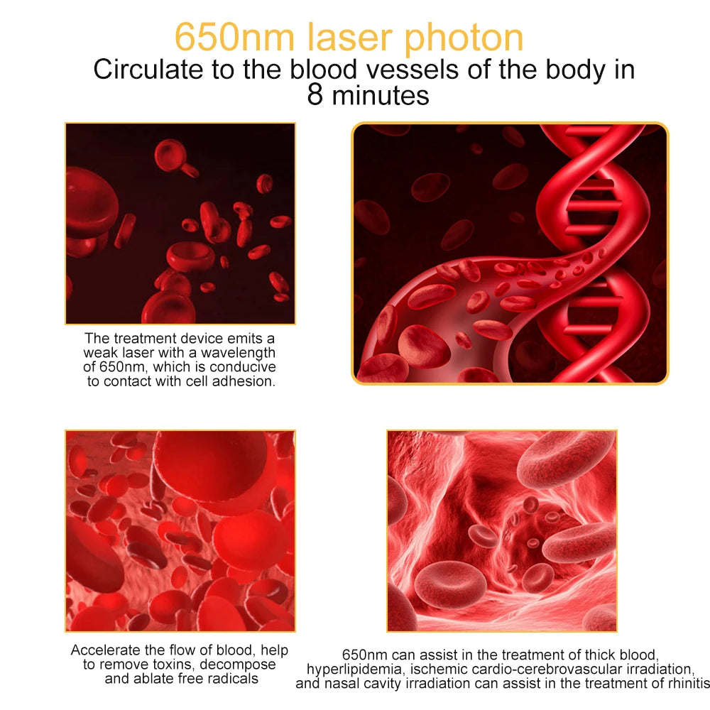 650nm LLLT Laser Therapy Rhinitis Sinusitis Tinnitus Ear Irradiation Laser Physiotherapy Earplug Otitis Media Deafness Treatment