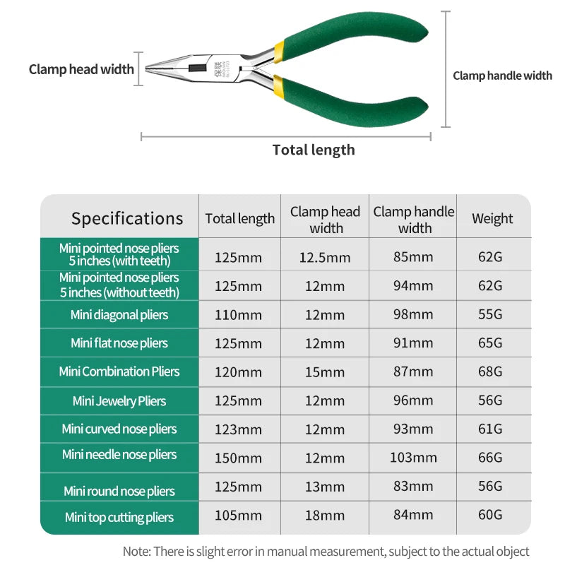 5 inch mini pliers new jewelry making beading multifunction tool diagonal steel wire pliers for jewelry making DIY Tools