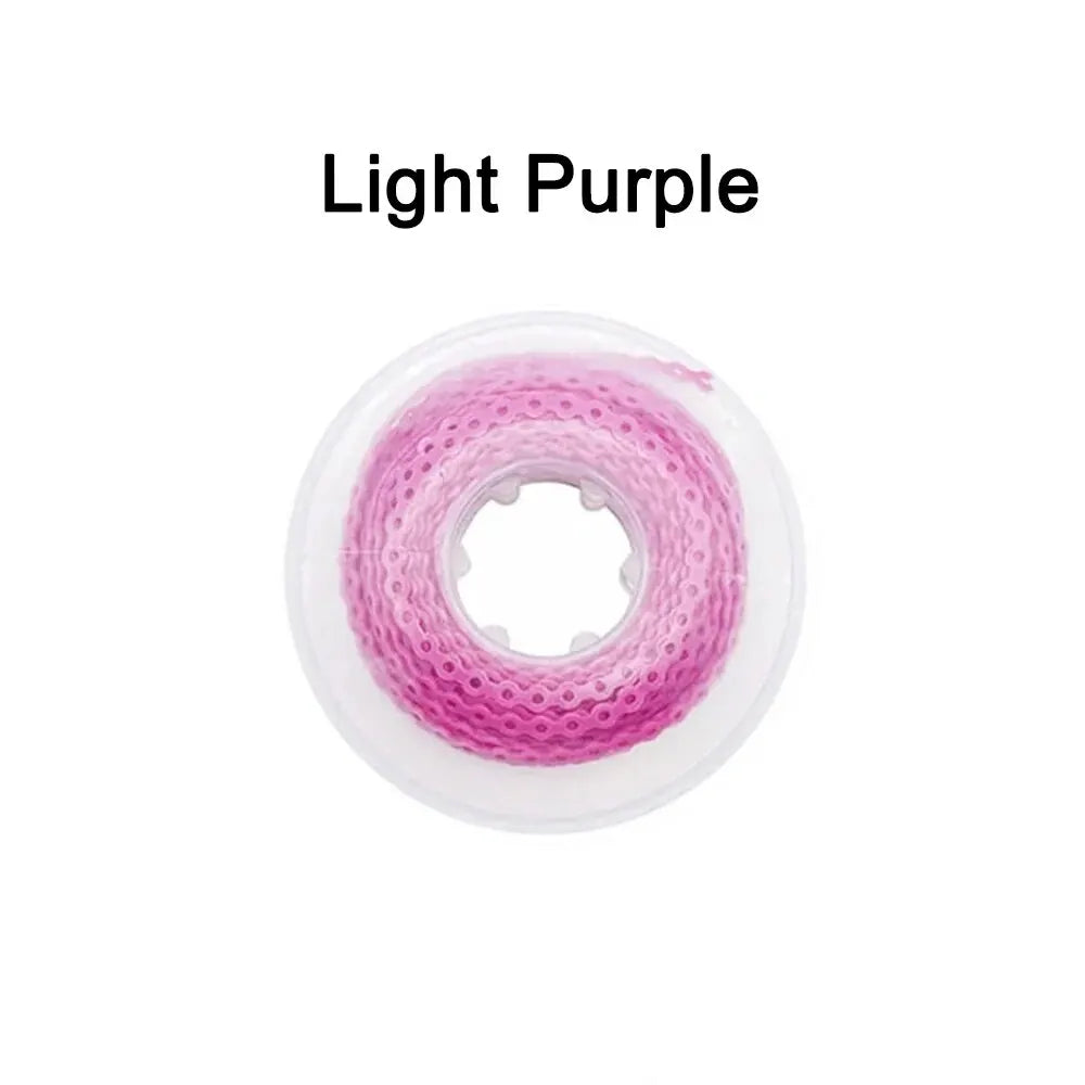 15 Feet/Roll Dental Orthodontic Elastic Ultra Power Chain Rubber Bands Long Short Continuous Denspay Dental Orthodontic Material