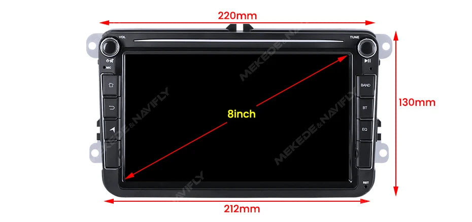 7/8/9" Android13 BT GPS Car Multimedia Radio for Volkswagen VW Golf 5 6 Polo Passat B6 B7 CC Skoda Jetta Tiguan Touran GOLF POLO