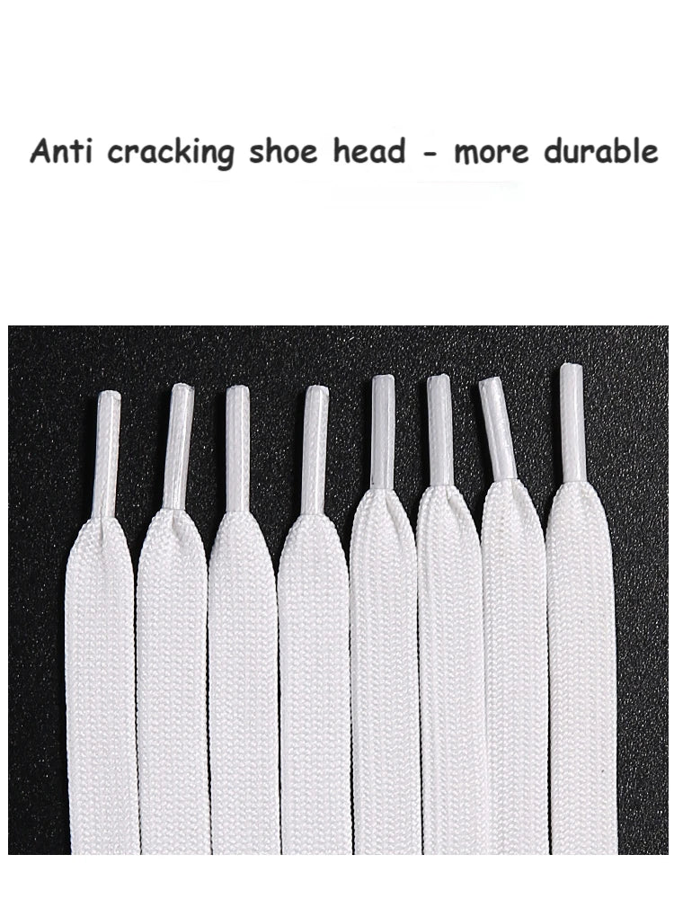 White Black Flat Shoelaces for Sneakers laces Shoe Strings Classic Shoe laces 70/90/100/120/140/160CM High-quality Shoelace