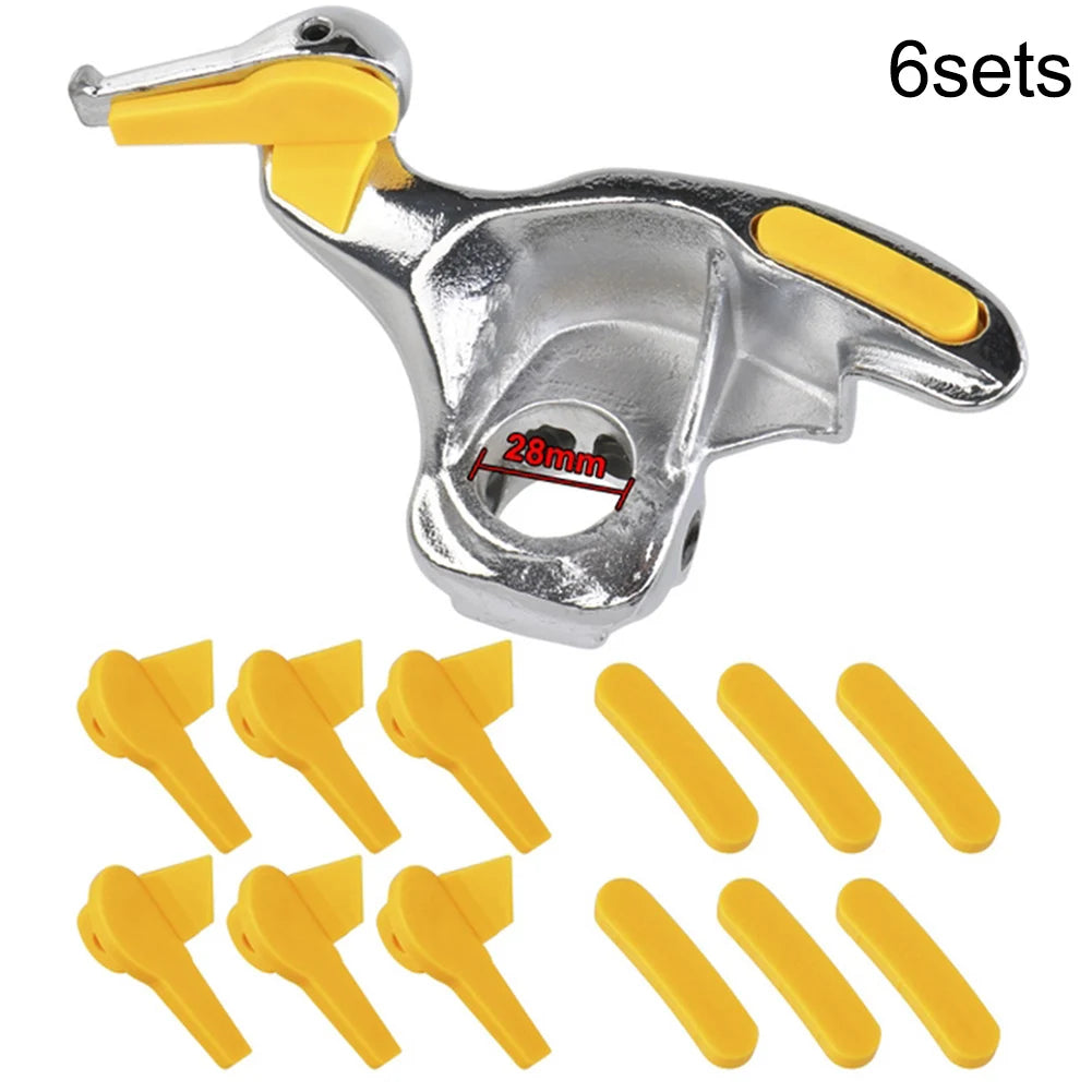 12 X Car Tyre Changer Head Duck Nylon Rt Rim Protector Yellow Tire Dismantling Machine Car Tire Repair Tool