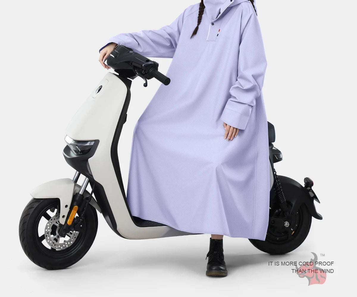All-Weather Motorcycle Rain Suit Waterproof Windproof Unisex One-Piece Gear For Men Women Motorbike Bike Commuters