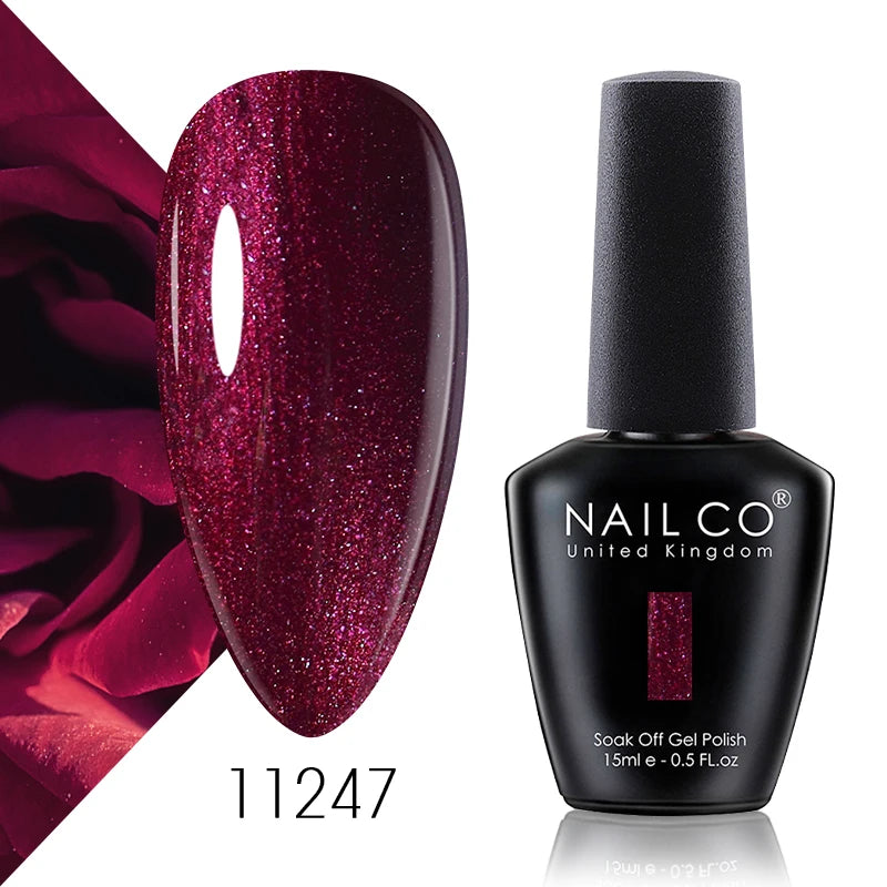NAILCO 15ml Hema Free TPO Free Top Coat And Base Coat Art Design Gel Nail Polish Top Base Coat UV LED Soak Off Gel Nail Varnish