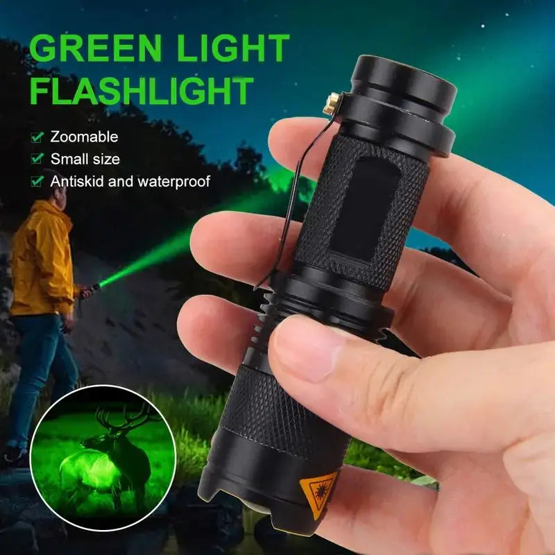 LED UV Flashlight 395nm Mini Ultraviolet Torch Purple Light Waterproof Lamp 3 Mode Built-in Battery For Marker Checker Detection