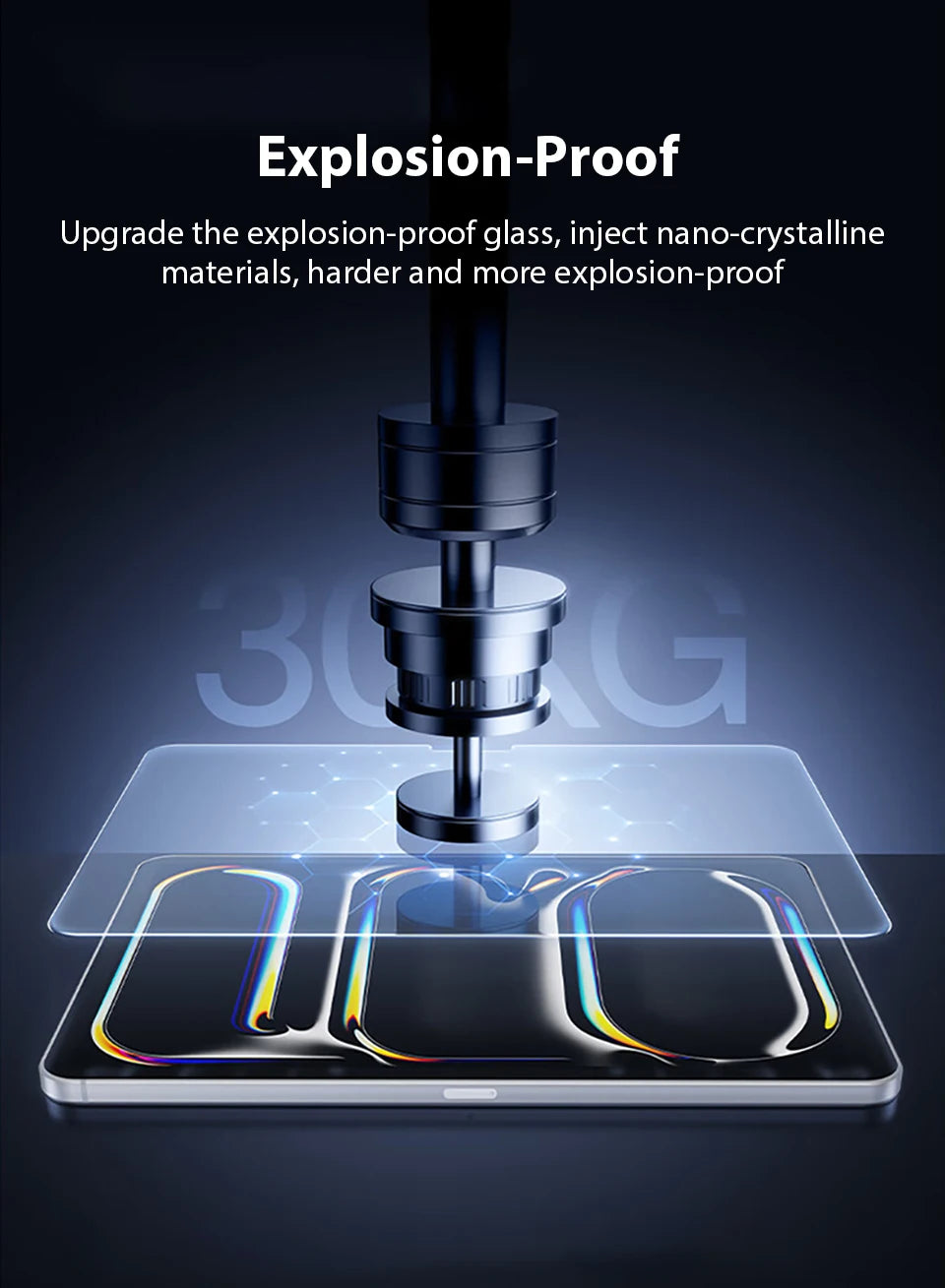 Tempered Glass Screen Protector For IPad Pro 12.9 12 9 11 13 inch 2024 Air 4 5 10th 7th 8th 9th Generation 10.2 Mini 6 9.7 Film