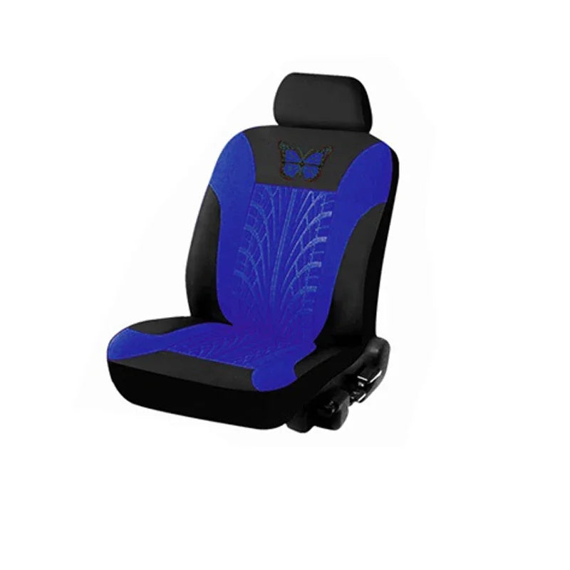 Butterfly Glamour Car Seat Cover Set Premium Bronzing 9-Piece Universal Fit for 5 Seats Fashionable Design Durable Comfortable