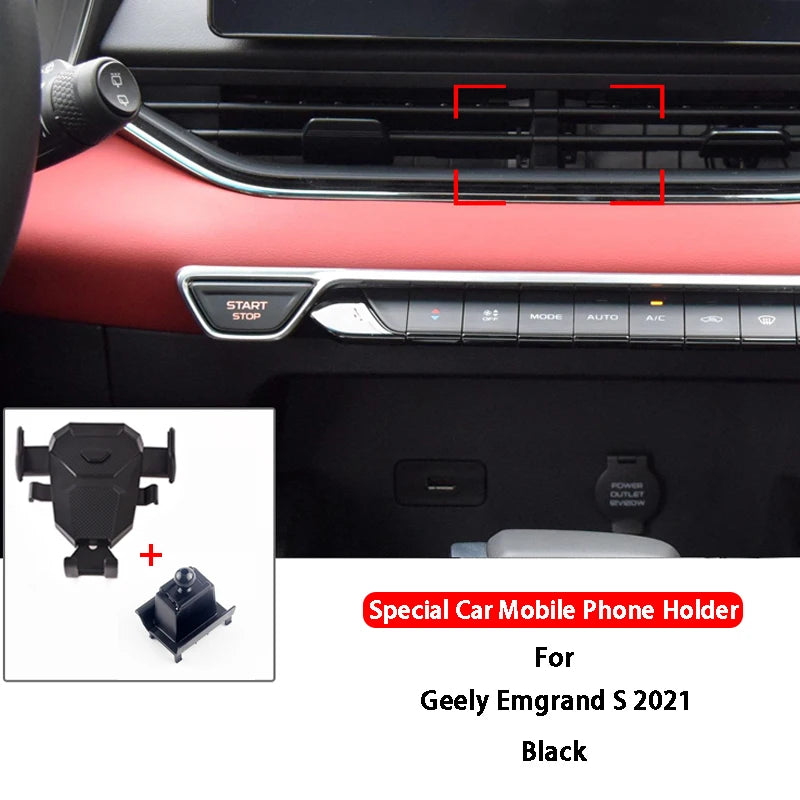 360 Rotate Degree Phone Car Holder Mount Dashboard Mobile Phone Holder GPS Car Stand For Geely ICON Emagrand Emagrand S/L