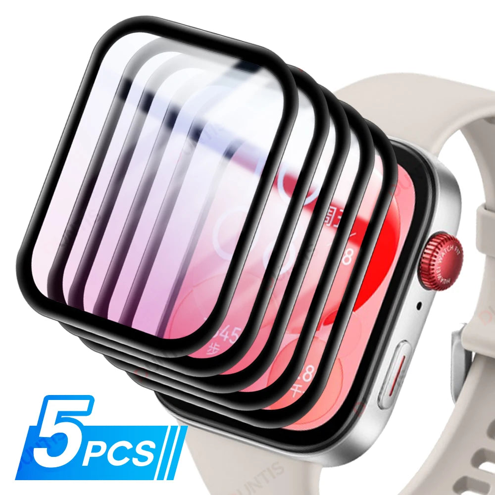Screen Protector for Huawei Watch Fit 3 3D Curved Screen Protector for Huawei Watch Fit3 Ultra-HD Full Coverage Protective Film