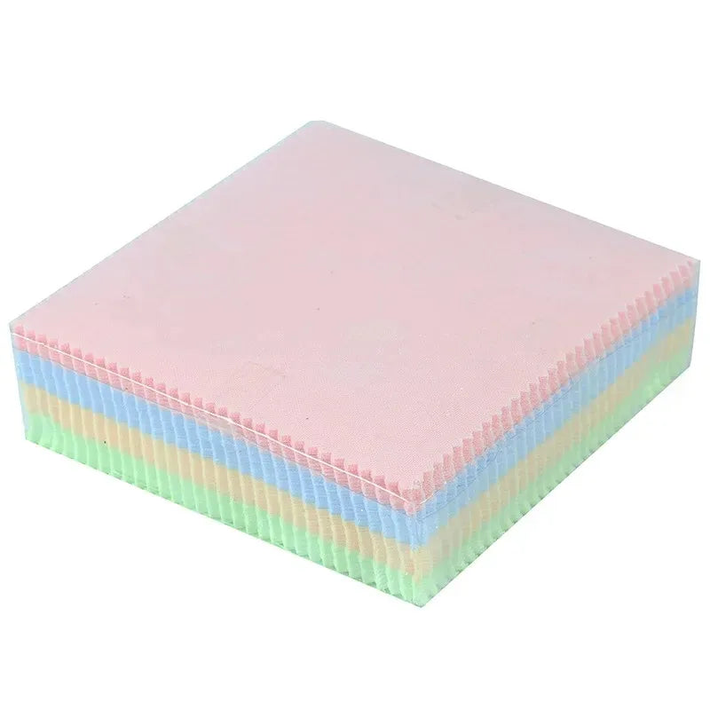 Colored Cloth 5/10/20/100pcs/lot 13*13cm Microfiber Square Cleaning Wipe Cloth Sun Glasses Clean Lens Cloth Eyewear Accessories