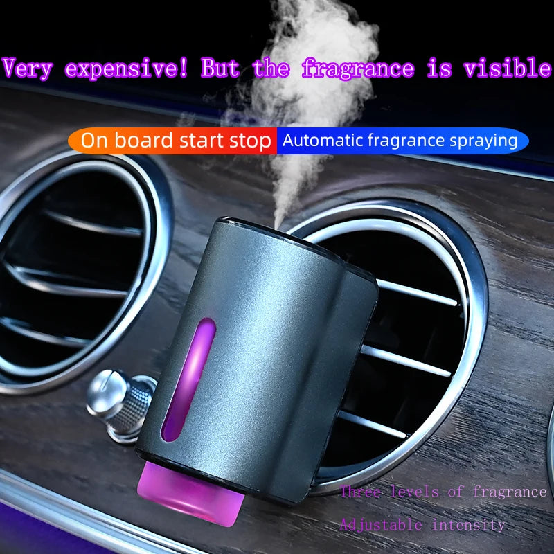 Smart Car Air Aromatherapy Diffuser Fragrance Car Air Fresheners With Three Adjustable Humidifier Essential Oil Diffuser