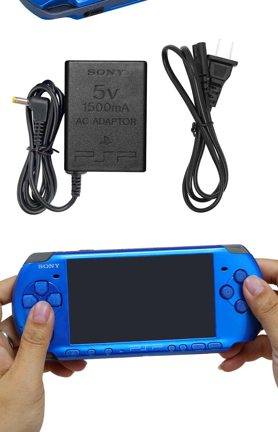 PlayStation PSP 3000 VIBRANT BLUE (PSP-3006) Original Game Console Sony PSP3000 Handheld Arcade Game Console (+Free Games)